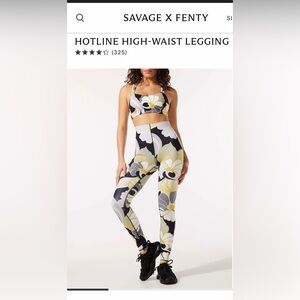 Savage X Fenty Hotline Floral Leggings